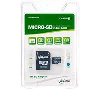 InLine 35055I microSDXC Memory Card with SD Adapter Class 10 600x 128GB - BLACK