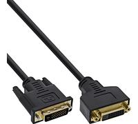 InLine 3m Premium 24+1 Male to Female Dual Link Gold Plated DVI-D Cable