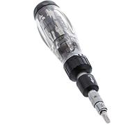 InLine 43092 Flex Ratchet Screwdriver with Bit Holder 1/2 in 1 Black