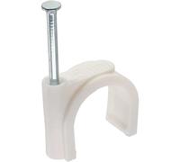InLine® 44022 Cable Clips 20 mm Round White Pack of 50