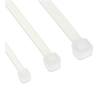InLine 59964O Pack of 100 Cable Ties, Length 450 mm, Width 4.8 mm, Natural