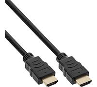 InLine® 5m 1.4a Male to Male High Speed Golden Contacts HDMI Cable with Ethernet - Black