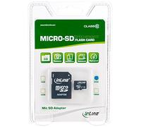 InLine 64GB Class 10/U3 MicroSDXC Memory Card with SD Adapter - Black (35054I)