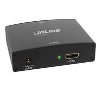 InLine 65004 VGA/Audio to HDMI Converter Black