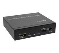 InLine 65007K Extractor/Signal Separator, Input 4K2K HDMI to Output + 7.1 Channel Stereo Audio + Toslink Audio + HDMI