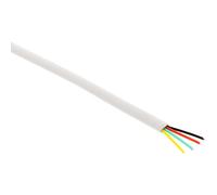InLine 69981 °C Modular Cable 4 Core Flat 100 m Ring White