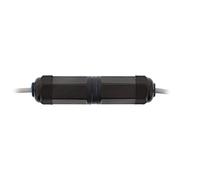 InLine® 69990 W Patch Cable Coupler Cat. 6, Waterproof IP67, Ethernet Connector 2 x RJ45 Plug Shielded - Black