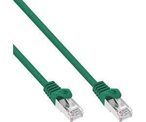 InLine 72505G Patch Cable, SF/UTP, Cat.5e, Green, 5m