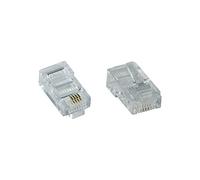 InLine 73000L RJ-45 Transparent Branch Connector - Connector Threads (Transparent)