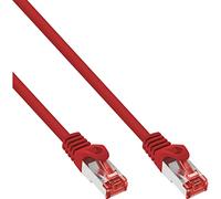 InLine® 76107R S/FTP Patch Cable Cat 6 Ethernet Cable 250 MHz PVC Red CCA 7.5 m