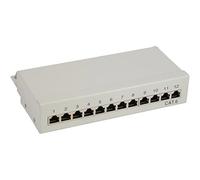 InLine 76209 Patch Panel 6 Lens 12x/Wall-Mountable RAL7035 Light Grey