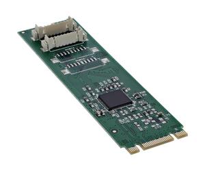 InLine 76660X Interface Card M.2 to 2X Serial 9-Pin Connector with Low Profile Slot Bracket