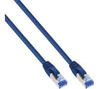 InLine 76802B Patch Cable/S/FTP (PiMf) / 500 MHz/Category 6A / 2m / Blue