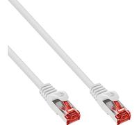 InLine® 76905 W S/FTP Cat 6 Patch Cable 250 MHz Halogen-Free Copper Cable - White