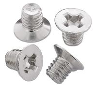 InLine 77781A 100 Pack Screw Set for 2.5 Inch Hard Drive/SSD, 3 mm, Flat Countersunk Head, Silver