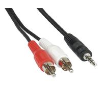 InLine 7m 2x RCA Male to 3.5mm Male Stereo Audio Cable