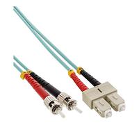 InLine® 82510O LWL Duplex Cable SC/ST 50/125µm, OM3, 10 m