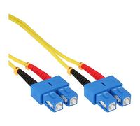 InLine® 82925g 7.5 m 2x SC 2x SC Fibre Optic Cable - Yellow, Black, Blue, Red, White (2x SC 2x SC Fiber Optic Cable, 9 µm, 125 µm, Yellow, Black, Blue, Red, White, Male/Male)