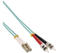 InLine 88507O LWL Duplex Cable LC/ST 50/125µm, OM3, 7.5 M