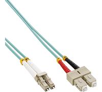 InLine® 88638O LWL Duplex Cable LC/SC 50/125µm, OM3, 25 m