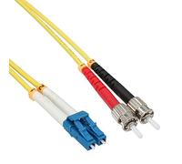 InLine® 88902 2 m LC ST Fiber Optic Cable - ST FIBER OPTIC CABLE (LC, Male/Male, 2 m)