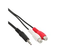InLine 89941C RCA/Jack Cable, 2x RCA Female to 3.5 mm Jack Plug, 3 m