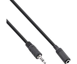 InLine 99308E Jack Adaptor Cable 4-Pin 2.5 mm Male / 4-Pin 3.5 mm Female 2 m