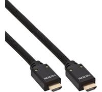 InLine Active Cable HDMI High Speed with Ethernet 4K2K Male to Male Black/Gold black/gold 10 m