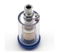 Inline Air Hose Filter Moisture, 1/4'' Mini Airbrush Gravity Feed Kit In-Line Water Trap Filter 0.3mm Nozzle Pneumatic