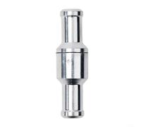 Inline Aluminum Check Valve for Fuel Water Air and Vacuum Applications with Stable Characteristics and High Operational Reliability (10mm)