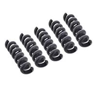 InLine Cable Spiral Cable Manager 1-Way for Bundling Cables in the Office or on the Go Flexible and Reusable Black 65 x 30 mm Pack of 5 59972C