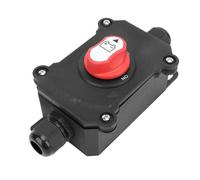 Inline Cord Switch Water Proof ON Off Toggle Switch DC 12V to 32V Outdoor Power Switch for Vehicle, ABS Housing, Dual - Side Wiring, IP67 Rated (100A)