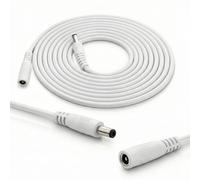 InLine® DC Extension Cable DC Male/Female 5.5 x 2.1 mm AWG 18 White 5 m
