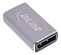 InLine DisplayPort 1.4 Adapter, DP Female to DP Female Compact 8K UHD Extension Adapter for Monitors, PCs and Graphics Cards, 17291A