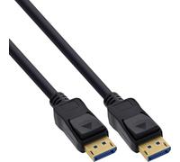 InLine DisplayPort 2.1 Cable UHBR20 80Gbps Gold Plated Contacts 0.5m