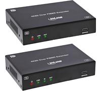 Inline DisplayPort Fiber Extender 4K 60Hz KVM Single Mode 10km