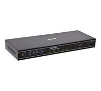 Inline DisplayPort KVM Switch 4 Port, 4K 60 Hz, DP 1.4a, USB, RS232