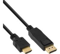 InLine® DisplayPort to HDMI Converter Cable, Black, 10 m