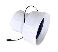 Inline Duct Blower Fan 75mm to 110mm 12V 3W Ventilation Exhaust Fan for Ventilation Systems with 1980RPM High Speed Inline Extractor Fan