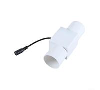 Inline Duct Ventilation Fan,Silent DC12V Exhaust Ventilator | 12W PVC Brushless Airflow Fan 35-55 m3/h for Bathrooms,Indoor Ventilation and Rooms