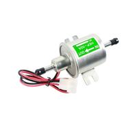 Inline Electric Fuel Pump 12V/24V Universal Electric Fuel Pump Low Pressure Bolt Fixing Wire Diesel Petrol HEP-02A For Car Carburetor Motorcycle ATV(24V Silver)