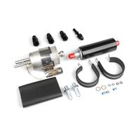 Inline Electric Fuel Pump Universal High Flow Pressure External Inline 255LPH Fuel Pump GSL392 28-3012 6AN Fittings Kit