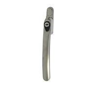 Inline Espagnolette Window Handles - 4 Pack, Universal Fit for uPVC, Timber, and Aluminium Windows, Available in White, Chrome, Black, Nickel, Gold, Satin Chrome - Durable, Secure (Nickiel)