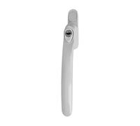 Inline Espagnolette Window Handles - 4 Pack, Universal Fit for uPVC, Timber, and Aluminium Windows, Available in White, Chrome, Black, Nickel, Gold, Satin Chrome - Durable, Secure (White)