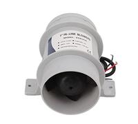 3 Inch Inline Blower, High Air Flow Quiet Operation 12v Inline Blower Fan Marine Bilge Air Blower Inline Blower Compact for Vents