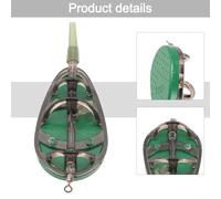 Inline Feeder for Coarse Fishing - Flat Base Aerodynamic Carp Feeder, 20g to 100g Weight Range, Groundbait & Pellet Moulding Tool, Fishing Tackle(100g)