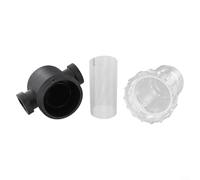 Inline Filter, 40-80 Mesh Water Strainer Screen for Garden Irrigation, Tap Water Pipe Plastic Filter Screen Connector(1/2inch 40 Mesh)