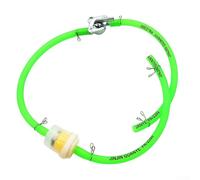 Inline Fuel Filter 6mm for Scooter Motorcycle for atv Moped - for general Diesel Petrol Replacement Small Inline Filter Red Black Blue(Is green)