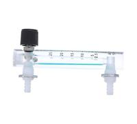 Inline Gas Flow Meter 2.5-25l Acrylic with 1/4 Npt Connectors