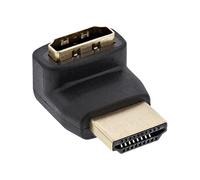 InLine HDMI Adapter - Stecker/Buchse - gewinkelt oben - vergoldete Kontakte